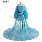 Mqtime Sexy Pink Long Maternity Photography Props Dresses Tulle Perspective Pregnancy Mesh Maxi Gown For Pregnant Women Photo Shooting