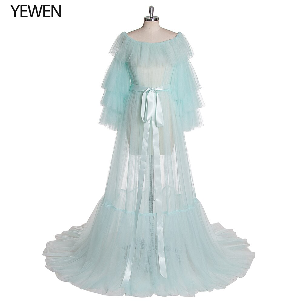Mqtime Sexy Pink Long Maternity Photography Props Dresses Tulle Perspective Pregnancy Mesh Maxi Gown For Pregnant Women Photo Shooting