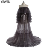 Mqtime Sexy Pink Long Maternity Photography Props Dresses Tulle Perspective Pregnancy Mesh Maxi Gown For Pregnant Women Photo Shooting