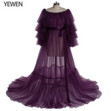 Mqtime Sexy Pink Long Maternity Photography Props Dresses Tulle Perspective Pregnancy Mesh Maxi Gown For Pregnant Women Photo Shooting