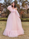 Mqtime Maternity Dresses For Baby Showers Sexy Long Tulle Pregnant Women Photography Shoot Party Wedding Pregnancy Maxi Gown Photo Prop