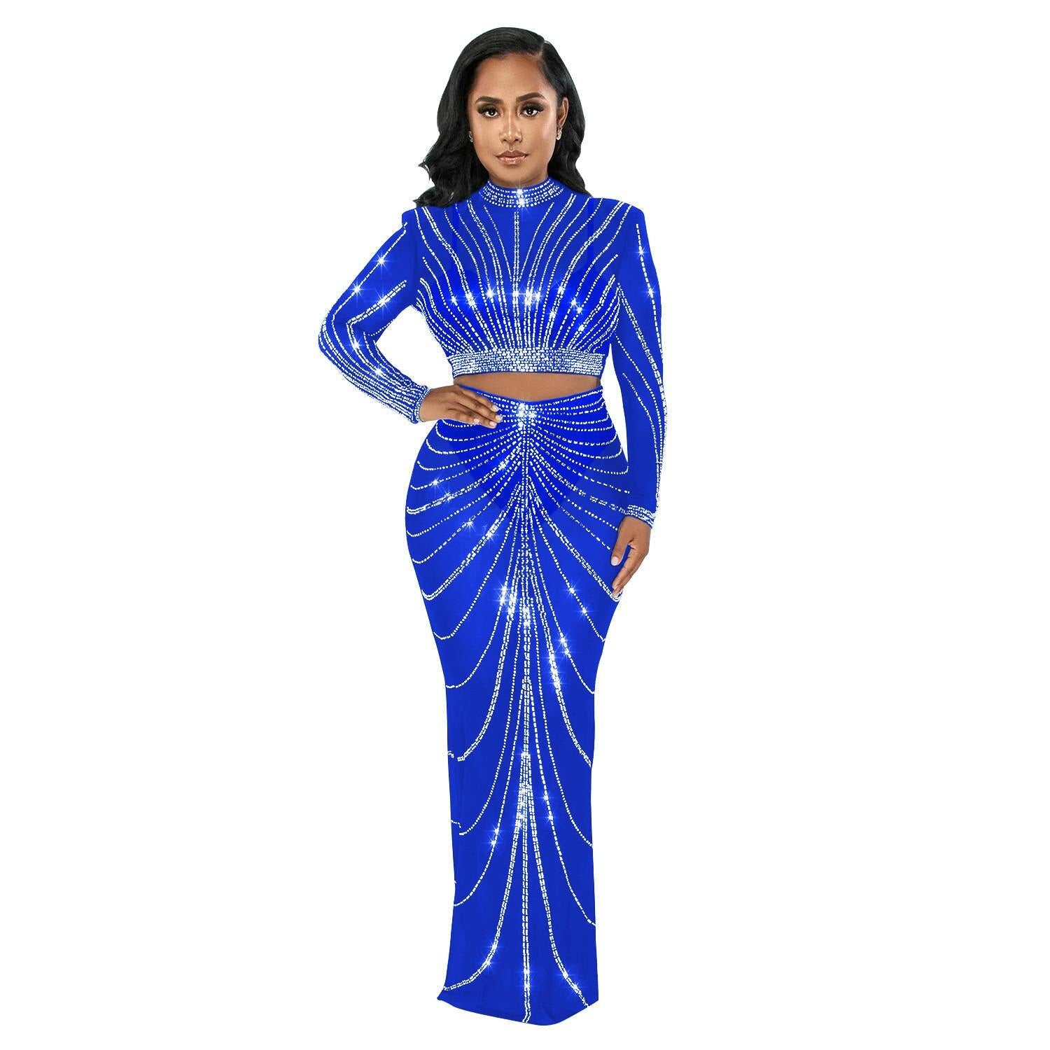 Mqtime 2pcs Maternity Photography Dress Set Sexy Perspective Mesh Nail Drill Dress Pregnant Woman Photo Shoot Clothes Daily Dress Suit