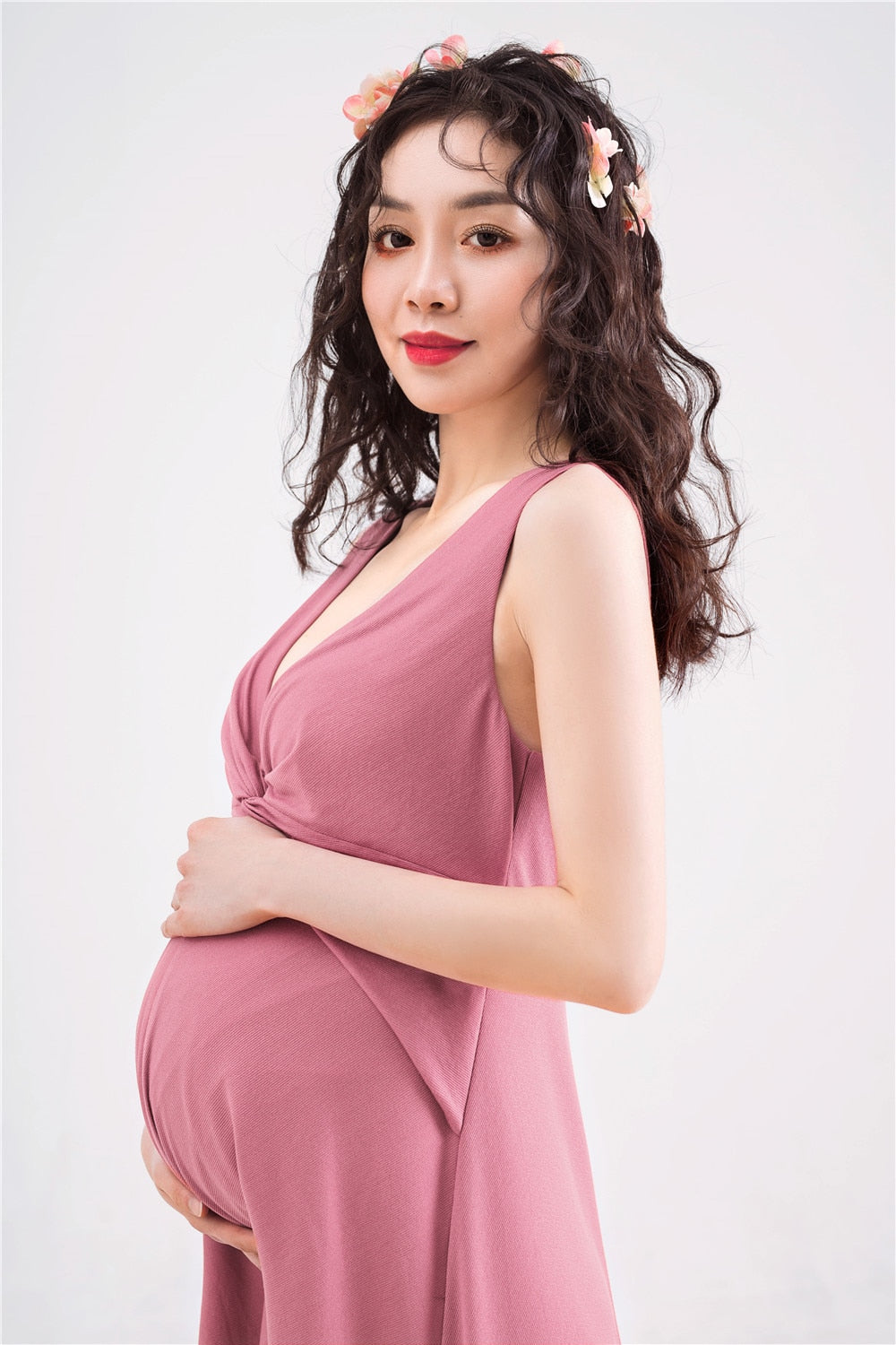 Mqtime New Korean Studio Maternity Dress Photo Hot Fashion Maternity Photography Mommy Photography Clothing