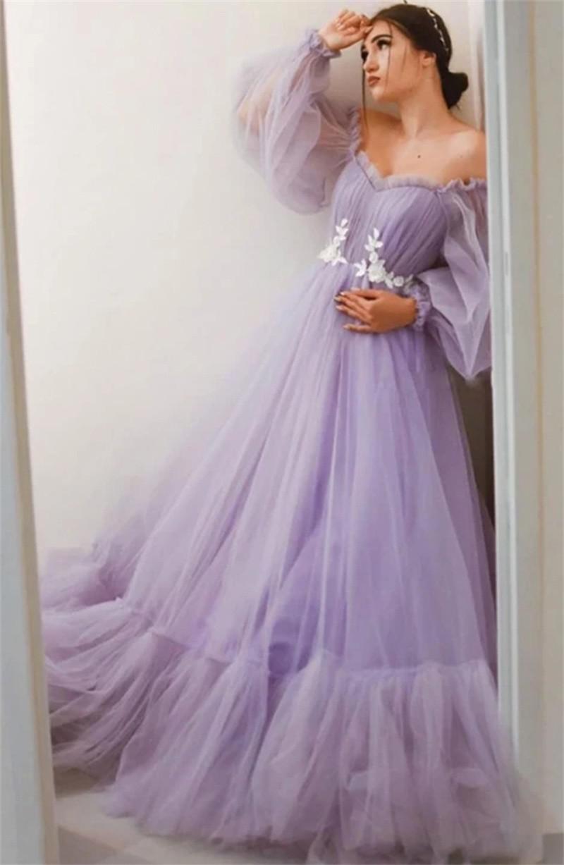 Mqtime Maternity Dresses For Baby Showers Sexy Long Tulle Pregnant Women Photography Shoot Party Wedding Pregnancy Maxi Gown Photo Prop