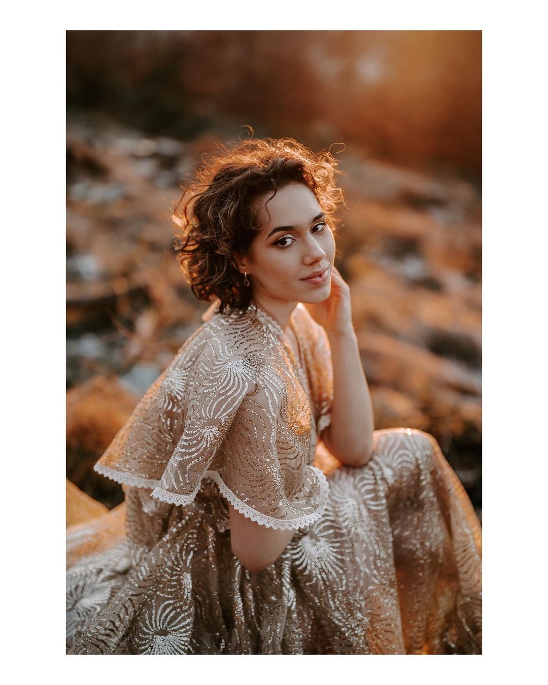 Mqtime Lace Maternity Photography Dress Clothes for Pregnant Women Wedding Maternity Gown Photo Shoot Boho Style Accessories