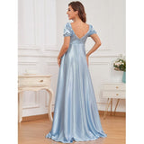 Mqtime Maternity Photography Dress Pregnant Women's High Waist Baby Shower Dress Sexy V-neck Backless Maxi Dress Maternity Gown