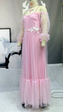 Mqtime Maternity Dresses For Baby Showers Sexy Long Tulle Pregnant Women Photography Shoot Party Wedding Pregnancy Maxi Gown Photo Prop