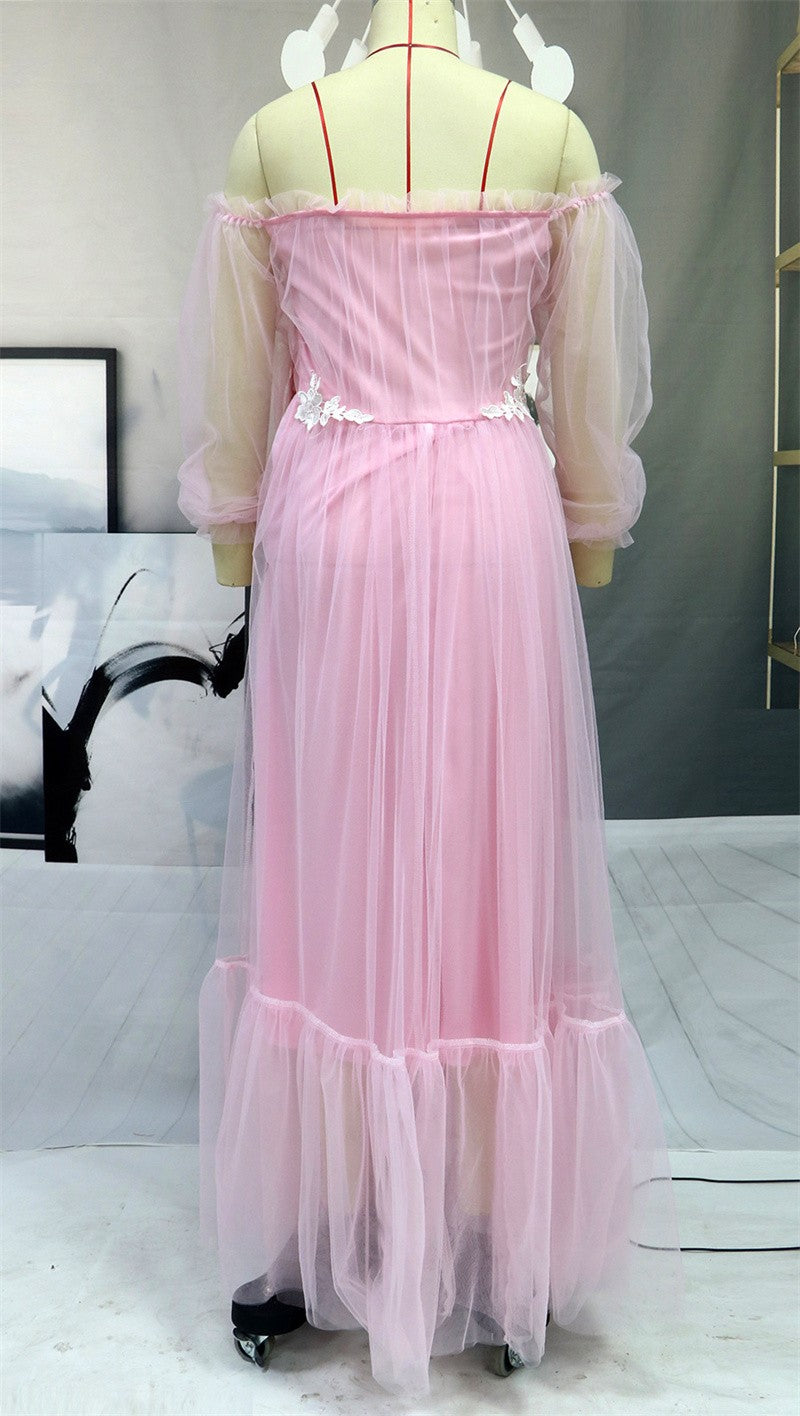 Mqtime Maternity Dresses For Baby Showers Sexy Long Tulle Pregnant Women Photography Shoot Party Wedding Pregnancy Maxi Gown Photo Prop