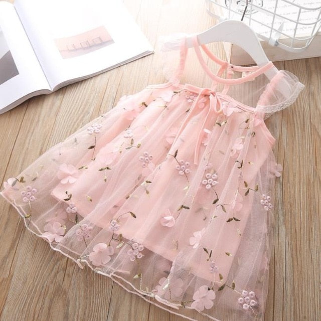 Newborn Dresses for Girl Summer Christening Party Wedding White Dress Baby Girls Lace Vestido Infantil 1 2 Year Princess Clothes
