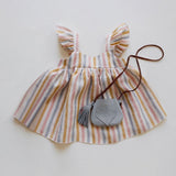 Baby Girl Dresses Summer Soft Cotton Linen Solid Color Newborn Baby Girl Clothes Cute Infant toddler Girls Clothing