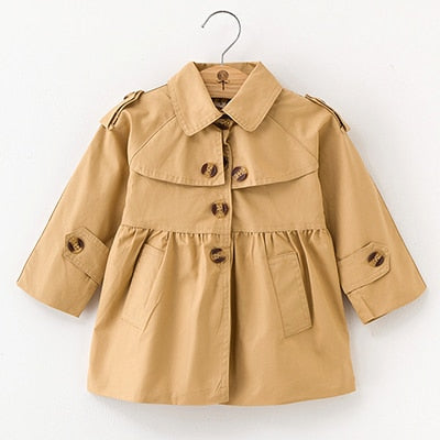 2021 Spring Autumn Girls Windbreaker Coat Jackets Baby Kids Flower Embroidery Hooded Outwear For Baby Kids Coats Jacket Clothing