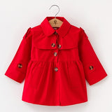 2021 Spring Autumn Girls Windbreaker Coat Jackets Baby Kids Flower Embroidery Hooded Outwear For Baby Kids Coats Jacket Clothing