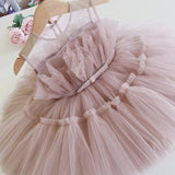 Mqtime Baby Girl Clothes 1st Birthday Girls Tutu Dress Wedding Vestido Red Christmas Dress Evening Party Gown Princess Dresses for Girl
