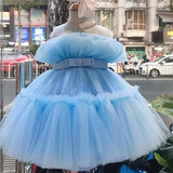 Mqtime Baby Girl Clothes 1st Birthday Girls Tutu Dress Wedding Vestido Red Christmas Dress Evening Party Gown Princess Dresses for Girl