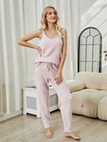 MQTIME  -    V-Neck Cami and Pants Lounge Set