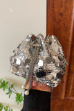 MQTIME  -  Drawstring Sequin Crossbody Bag