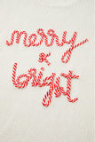 MQTIME  -  MERRY & BRIGHT Round Neck Sweater