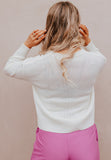 MQTIME  -  XOXO Round Neck Drop Shoulder Sweater