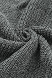 MQTIME  -  Distressed Round Neck Drop Shoulder Sweater