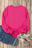 MQTIME  -  Heart Patch Long Sleeve Sweatshirt