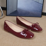 MQTIME  -  Large Size Soft Light Breathable Comfortable Shoes Women Wear All Seasons Square Head Single Color