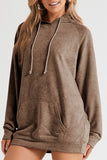 MQTIME  -  Drawstring Long Sleeve Oversize Hoodie