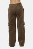 MQTIME  -  Mono B Elastic Waist Corduroy Cargo Pants