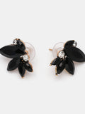 MQTIME  -   Rhinestone Flower Stud Earrings