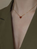 MQTIME  -    Steel Heart Necklace