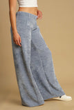 MQTIME  -  Umgee Elastic Waist Wide Leg Pants