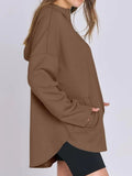 MQTIME  -  Quarter Zip Long Sleeve Hoodie