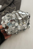 MQTIME  -  Drawstring Sequin Crossbody Bag
