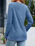 MQTIME  -  V-Neck Long Sleeve T-Shirt
