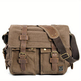 MQTIME  -  Large Capacity Laptop Bag - Vintage Messenger Bags For Hiking Travel - Christmas/Halloween Gift