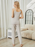 MQTIME  -    V-Neck Cami and Pants Lounge Set