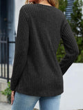 MQTIME  -  V-Neck Long Sleeve T-Shirt