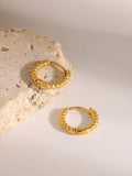 MQTIME  -   Stainless Steel Huggie Earrings