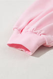 MQTIME  -  Bow Round Neck Long Sleeve Sweatshirt