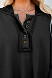 MQTIME  -  Exposed Seam Long Sleeve Hoodie