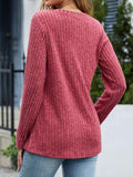 MQTIME  -  V-Neck Long Sleeve T-Shirt