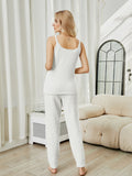 MQTIME  -    V-Neck Cami and Pants Lounge Set