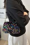 MQTIME  -  Sequin Removable Strap Shoulder Bag