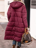 MQTIME  -  Plus Size Zip Up Sherpa Hooded Coat