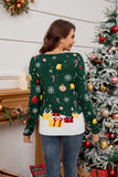 MQTIME  -    Round Neck Long Sleeve Sweater