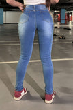MQTIME  -  Skinny Jeans with Pockets