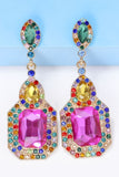 MQTIME  -  Rhinestone Dangle Earrings
