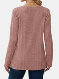 MQTIME  -  V-Neck Long Sleeve T-Shirt