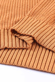 MQTIME  -  Cutout Back Cold Shoulder Long Sleeve Sweater