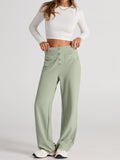 MQTIME  -  High Waist Wide Leg Pants