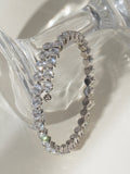 MQTIME  -   Stainless Steel Inlaid Zircon Bracelet